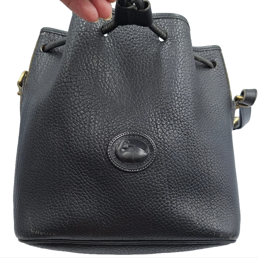 Vintage Dooney & Bourke Teton AWL Drawstring Bucket Bag - Picture 3 of 12